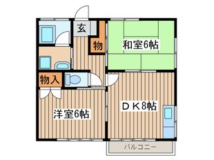 コーポ奥津の物件間取画像